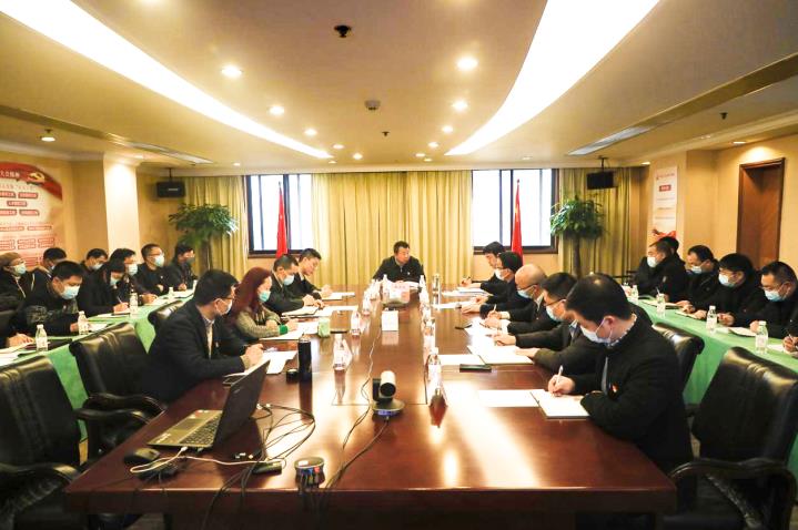 集团领导赴尊龙凯时创新公司宣讲党的十九届五中全会、省委十一届八次全会精神
